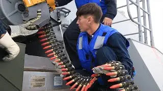 Loading 20mm Tungsten Ammo into Phalanx CIWS' Magazine Drum