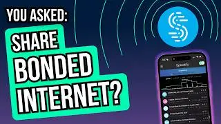 Can you use a Mobile Hotspot your bonded Speedify VPN connection on iPhone?