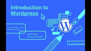 Intro to WordPress - Session 1