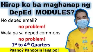 Paano mag-download ng deped modules sa LMS deped commons at sa facebook group? with/out deped email