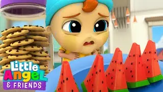 Mix - No No Snacks | Little Angel And Friends Kid Songs