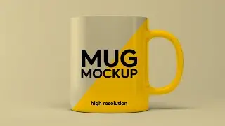 Mug Mockup Adobe Photoshop CC | Free PSD Mockup