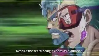 Jojo's Bizarre Adventure Jotaro Breaking Diamond Teeth