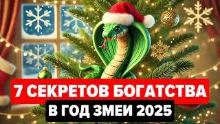 ГОД ЗМЕИ 2025: 7 СЕКРЕТОВ Как привлечь деньги и удачу в Новом Году