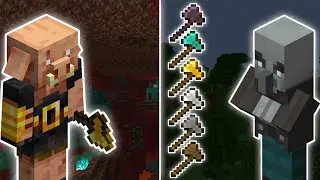 PIGLIN BRUTE VS ALL AXE-WIELDING VINDICATORS | MINECRAFT