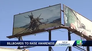Oakland photographer uses billboards to raise awareness about climate change, California housing ...