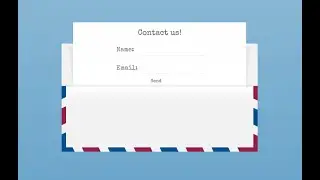 Creating a Stylish Envelope Contact Form with HTML, CSS, and jQuery