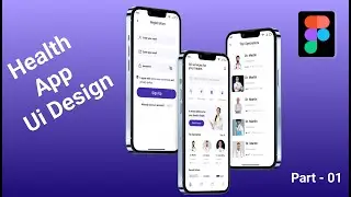 Doctor App Ui Design - Figma Tutorial : Part 1