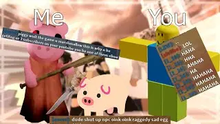 Piggy Speed Glitch Outfit Trolling in Murderers vs. Sheriffs! | Roblox [4k, 60fps] | #roblox #fyp