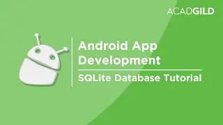 SQLite Database Tutorial | SQLite Android Tutorial | SQLite Database in Android Studio