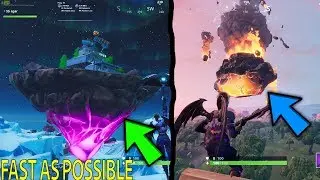 Land on top of a Floating Island and a Meteor *Location* || THE RETURN challenges