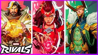 Todas as skins vazadas dos personagens de marvel rivals