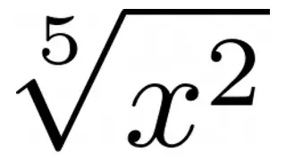 Convert from Radical Notation into an Expression with Rational Exponents