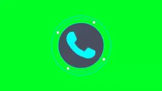 call icon green screen effects