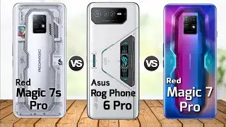 Red Magic 7s Pro vs Asus Rog Phone 6 pro vs Red magic 7 Pro || Comparison