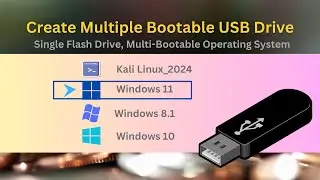 Create Multi-Boot USB, Install Windows, Linux and Other OS from a Single USB Stick.