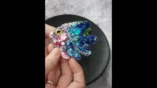 Чудесные яркие тропические рыбки - броши из бисера и пайеток 🐠 ❤️ Украшения ручной работы от Лёльки