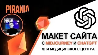 Как создать прототип сайта для медицинского центра с помощью Midjourney и ChatGPT