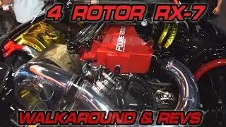 4 Rotor RX7 Walk Around & Revving