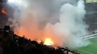 FOOTBALL MATCH WITH EXPLOSIONS AND FIREWORKS?! The Moscow Derby (Spartak-CSKA)