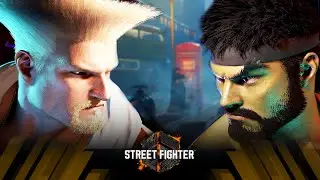 Street Fighter 6 - Guile Vs Ryu (Very Hard) ~ Level 8