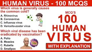 human virus mcqs | human virus mcqs question and answer | microbiology question answer | 