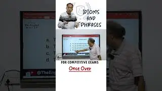 Once Over | Idioms and Phrases | #shorts #idiomsandphrases #grammar