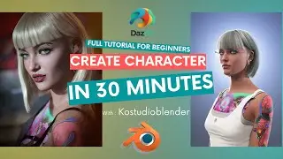 How create character in 30 minutes // Full Tutorial for Beginners