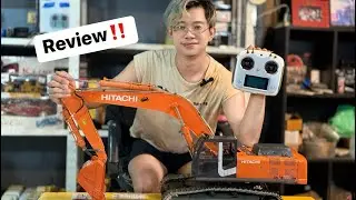 รีวิว!! #แม็คโครบังคับ HITACHI 1/12 งบ 4.9 หมื่นบาท โทร 082-4171710