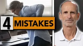 These 4 mistakes you should avoid with back pain!