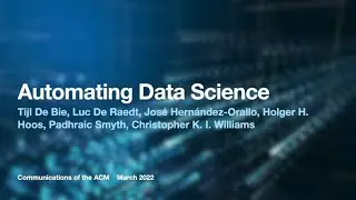 March 2022 CACM: Automating Data Science