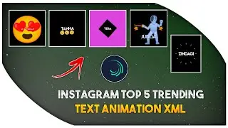 Top 5+ 🔥Alight Motion Text Animation Presets ||AlightMotion Preset Download Free 15+ text presets