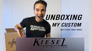 UNBELIEVABLE!! UNBOXING my custom KIESEL GUITAR | Matt Se7en