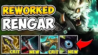 REWORKED RENGAR CRITS FOR HOW MUCH DAMAGE?! (ONE SHOT WITH Q) - League of Legends