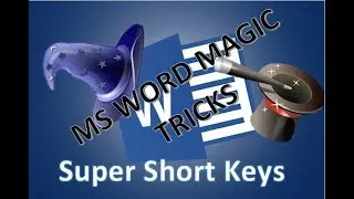 MS Word shortcut Keys (Magical) 2018,  Microsoft word shortcut keys,  Microsoft word cool tricks