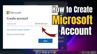 How to Create a NEW Microsoft Account in 2024