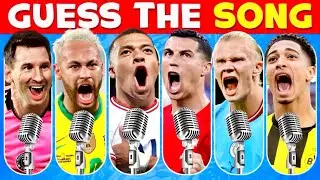 Guess the PLAYER Who Owns SONG! ⛳️🤘🥳 (with music) Ronaldo Song, Neymar Song, Messi Song, Mbappe Song