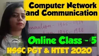 Online computer class 5 for htet // computer network and communication