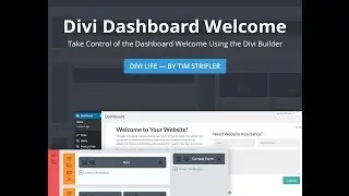 Divi Dashboard Welcome - Plugin Installation Video