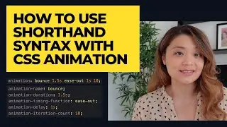 How to use shorthand syntax with the CSS animation property