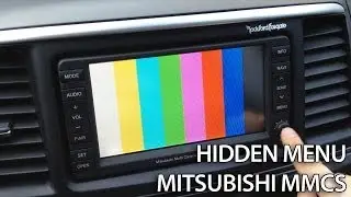 How to enter hidden service menu in Mitsubishi MMCS (Lancer Pajero Outlander ASX RVR)