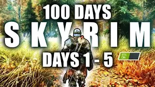 I MUST BEAT SKYRIM IN 100 DAYS! - Perfectly Balanced Hardcore Skyrim Challenge #live