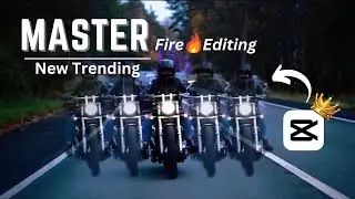 Trending Viral Master The Biker Fire Effect in Capcut tutorial