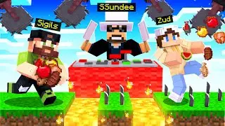 Cooking my Friends in Minecraft (Death Run)