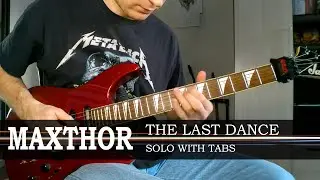 Maxthor - The Last Dance (guitar solo cover with tabs)