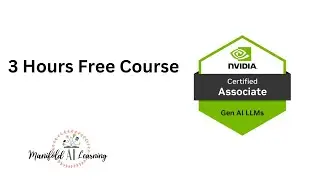 3 Hours Free Course - NVIDIA Generative AI LLMs - NCA-GENL - Certification