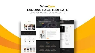 Wisecare - Elderly Care House Landing Page Template