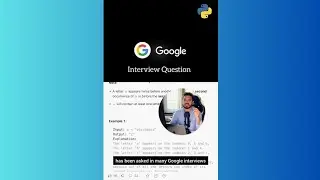 Easiest #Google Interview Question 😱 (LeetCode 2351- First Letter to Appear Twice)