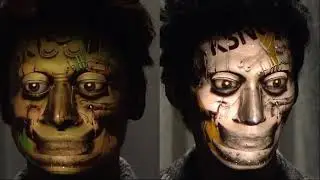 3D real-time face tracking projection mapping by Nobumichi Asai