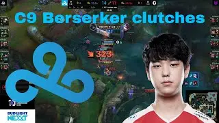 ex-T1 rookie adc Berserker carries C9 to victory (C9 vs EG)